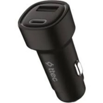TTEC ARAÇ ŞARJ BŞLK USB-C+USB-A